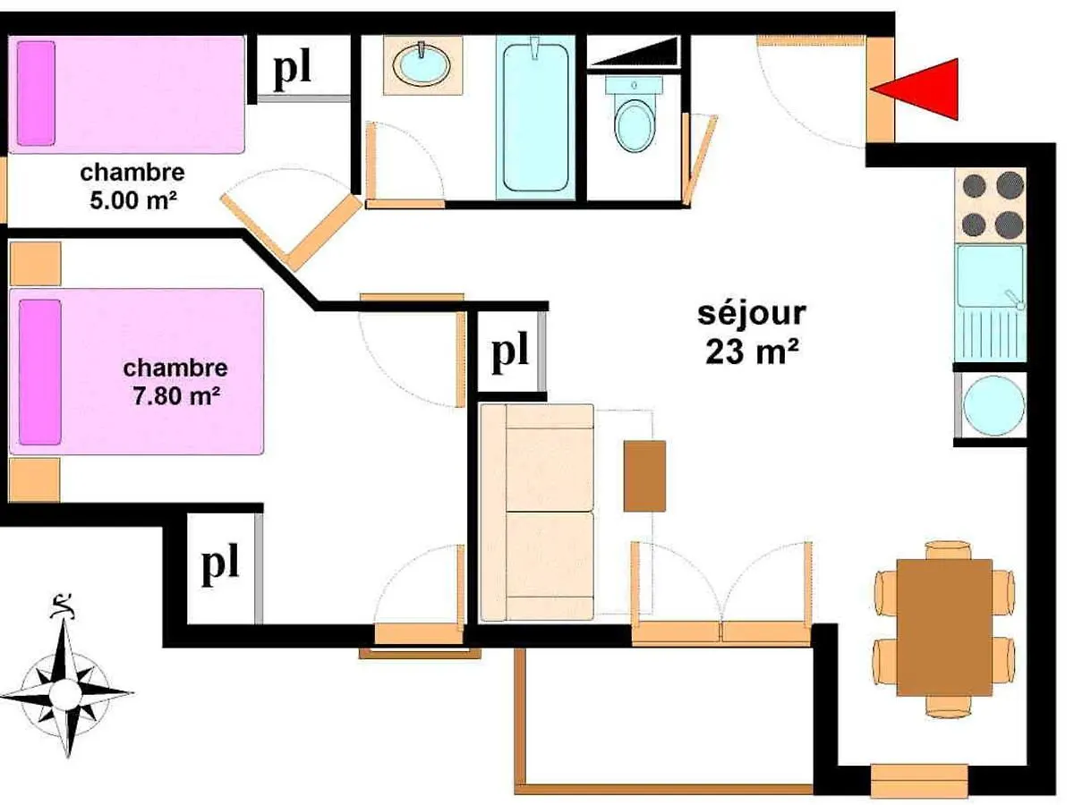 Appartement Calme Avec Navettes Gratuites, Terrasse Et Proche Piscine - Fr-1-508-95 Aussois